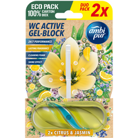 Ambi Pur Toiletblok Citrus & Jasmijn 2 stuks