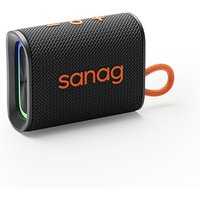 Sanag M13SIIProMax Fabric Strong Bass RGB IPX7 Waterproof Portable Bluetooth Wireless Speaker Weaving Fabric HIFI Outdoor Speaker S-M13SIIProMax-PT-Speaker-Black