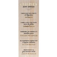 Atmosphera Louison Wanddecoratie - MDF, 78 x 28 cm
