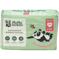 Mama Bamboo Nappies Size 2 - 30 Per Pack