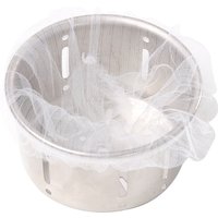 BJ keuken-gootsteenfilterzakjes, 200 stuks, voor afvoer, gootsteen, afwasbak, groentewasbak en vloerput, afvalzeefnetzakjes