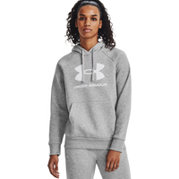 Under Armour Dames Ua Rival Fleece Big Logo HD Grijs Rival Collectie S