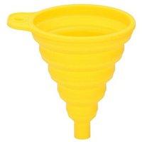 Dunlop Vouwbare siliconen trechter - Geel, 9 cm diameter