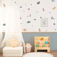 Murgall Little Dinosaurs Collection Wall Sticker 180x250cm 1 Sheet