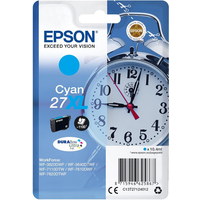 Epson wekker, enkelverpakking, cyaan, 27XL DURABrite Ultra-inkt