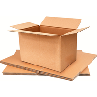 Triplast Single Wall Cardboard Boxes 9x6x6" Brown Pack of 25