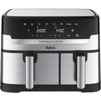 Tefal EY905D Dual Easy Fry and Grill Airfryer - Zwart