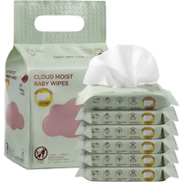 Bc Babycare babydoekjes, 6 × 10 = 60 stuks