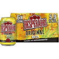 Desperados Original Bier - 6 x 330 ml