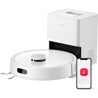 Roborock Q7 L5+ Robot Vacuum Cleaner, Self-Emptying, 8000Pa Suction, Dual Anti-Tangle System, APP-Controlled Mopping, Electronic Water Tank, PreciSense LiDAR Navigation, Ideal for Pet Hair, White