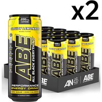 Applied Nutrition ABE Energy Drink Cloudy Lemonade Flavour - 12 x 330ml (2 Packs)