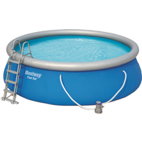 Bestway snelle opzet zwembad - rond, 4,57 m x 1,22 m, blauw