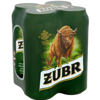Zubr bier 4 x 500 ml