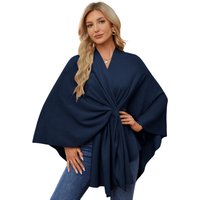 PULI Womens Shawl 0857Dark Slate BlueF