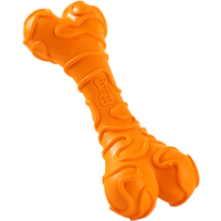 Blinkit Cheese Bone Chew Toy for Dogs, Durable Latex Toy for Small Pets(0-5kg), Interactive Training and Teething Toy (10.7×4cm)