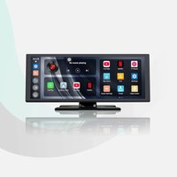 OTTOCAST ScreenFlow, 11.4" Portable CarPlay Screen with Netflix, YouTube, Backup Camera, Android 13, Built-in Apps, Wireless CarPlay & Android Auto