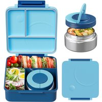 Meoky 54oz Single-Latch Divided Lunch Box - Blue, New Year Sale , Top gift picks