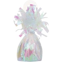 Unique Party Foil Balloon Weight, Iridescent, 1 Pack