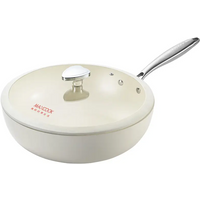 Maxcook Aluminium Die-cast Ceramic Non-stick Frying pan MCC7504 - 32cm - White