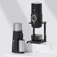 STARSEEKER Set: EDGEmini Portable Wireless Electric Coffee Grinder + Super58 Portable Espresso Machine (For Home/Office/Camping)