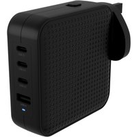 Hyper® HyperJuice 100W USB-C GaN Travel Charger (3C+1A) - Black