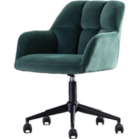 chairus Desk Chair Velvet Home Office Chair 360° Swivel Task Chair with Adjustable Height