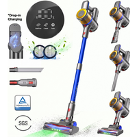 UNINELL HOME UV1 Cordless Vacuum Cleaner 45000Pa - Drop-in Charging Wall Mount, 60 Min Runtime Stick Vacuum, Anti-Tangle Lightweight for Pet Hair, Hard Floors