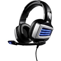 Siukie L200 bedrade gamingheadset met USB- en 3,5 mm-stekkers blauw licht