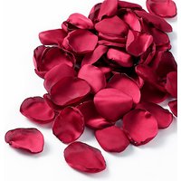 Yuejia 200PCS 1.5in/3.8cmArtificial Flower Petals Silk Rose Flower Petals for Valentine's Day,Flower Petals to Throw at Wedding, Flower Girl, Dinner Table Centerpieces(red)