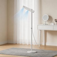 PINSSLE A1D Negatieve Ionen Handsfree Standaard Haardroger met Draadloze Afstandsbediening, Dubbele Luchtuitlaat voor Snel Drogen en Glad Haar