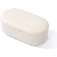 JORDAN&JUDY Double Layer Magnetic Sewing Kit, Including Sewing Thread, Needles, Tape Measure, Scissors and Tools,Beige