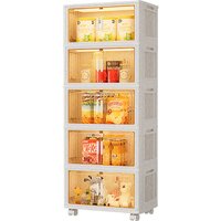 SNSP Four Tier Set Storage Box - Storage Cabinet Foldable Organiser Storage Container 107 L x 4pcs