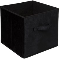 5five Zwarte fluwelen opbergdoos - 31 x 31 cm