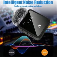 Verbex ST5 Single Microphone, Wireless Mini Microphone for Live Streaming, Recording, and Interviews, All-in-One Wireless Lavalier Microphone, Type-C Compatible Interface