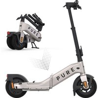 Pure Electric Scooter Advance Flex Folding Platinum Silver