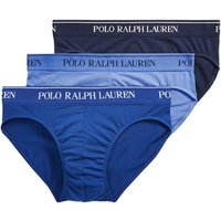 Ralph Lauren Low-Rise-Brief 3-Pack - Navy/Saph Star/Blue