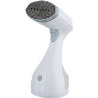 Aucma Handheld Garment Steamer,1500W High-Efficiency Steam,Steam Iron - 300mL Large Capacity Water Tank,Easily Removes Wrinkles,Lightweight Design,Suitable for Home,Office,and Travel, White, with 1 Fur Brush