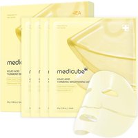 medicube kojiczuur-kurkuma verhelderend gelmasker (4 stuks)