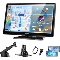 ESSGOO Wireless CarPlay Screen, Android Auto, 9-Inch HD, Plug-and-Play