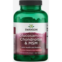 Swanson Glucosamine, Chondroïtine & MSM 500/400/200 120 Stuks