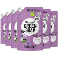 Marcel's Green Soap Handzeepnavulling - Lavendel & Rozemarijn - 6 x 500 ml