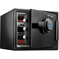 Master Lock Coffre-fort certifié résistant au feu et étanche, 22,8 L, 415 x 348 x 491 mm, combinaison numérique avec clavier rétroéclairé, pour la maison et les professionnels