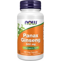 NOW Foods Panax Ginseng Energy Vitality 500mg Capsules - 100 Capsules
