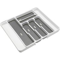 Addis Extendable 6 to 8 Draw Organiser White/Grey