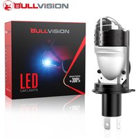 Bullvision H4 LED Light Bulbs, High and Low Beam, 20,000LM Brighteness 300% Brighter 6000K White, Simply Plug n Play,Pack of 1