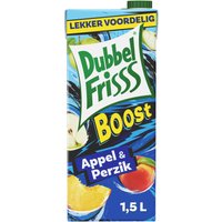 DubbelFrisss Boost Appel Perzik Sap - 1.5 L