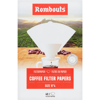 Rombouts 40 x Coffee Filter Papers No4