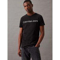 Calvin Klein core institutional logo aansluitend t-shirt CK Zwart heren maat M
