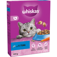 Whiskas 1+ Tuna Adult Dry Cat Food 300g