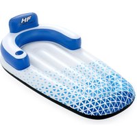 Bestway Hydro Force drijvende loungebed - blauw/wit, 191 x 107 cm